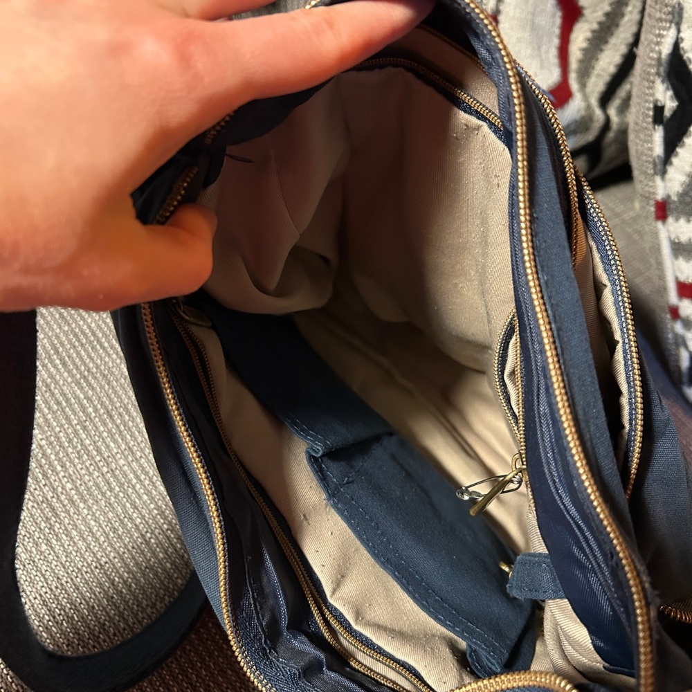 Navy Crossbody Shoulder Bag - Picture 6 of 6